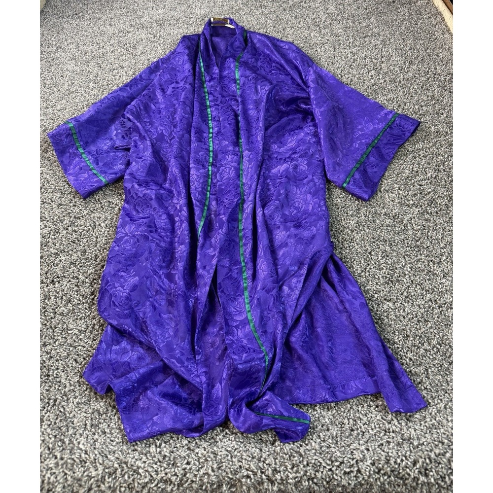 Vintage 90s Victoria's Secret Gold Label Robe Women's Size OS Purple